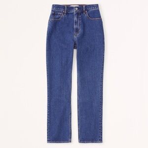 SOLD GUC Abercrombie 20 Short Ankle Straight Ultra High Rise Blue Jeans